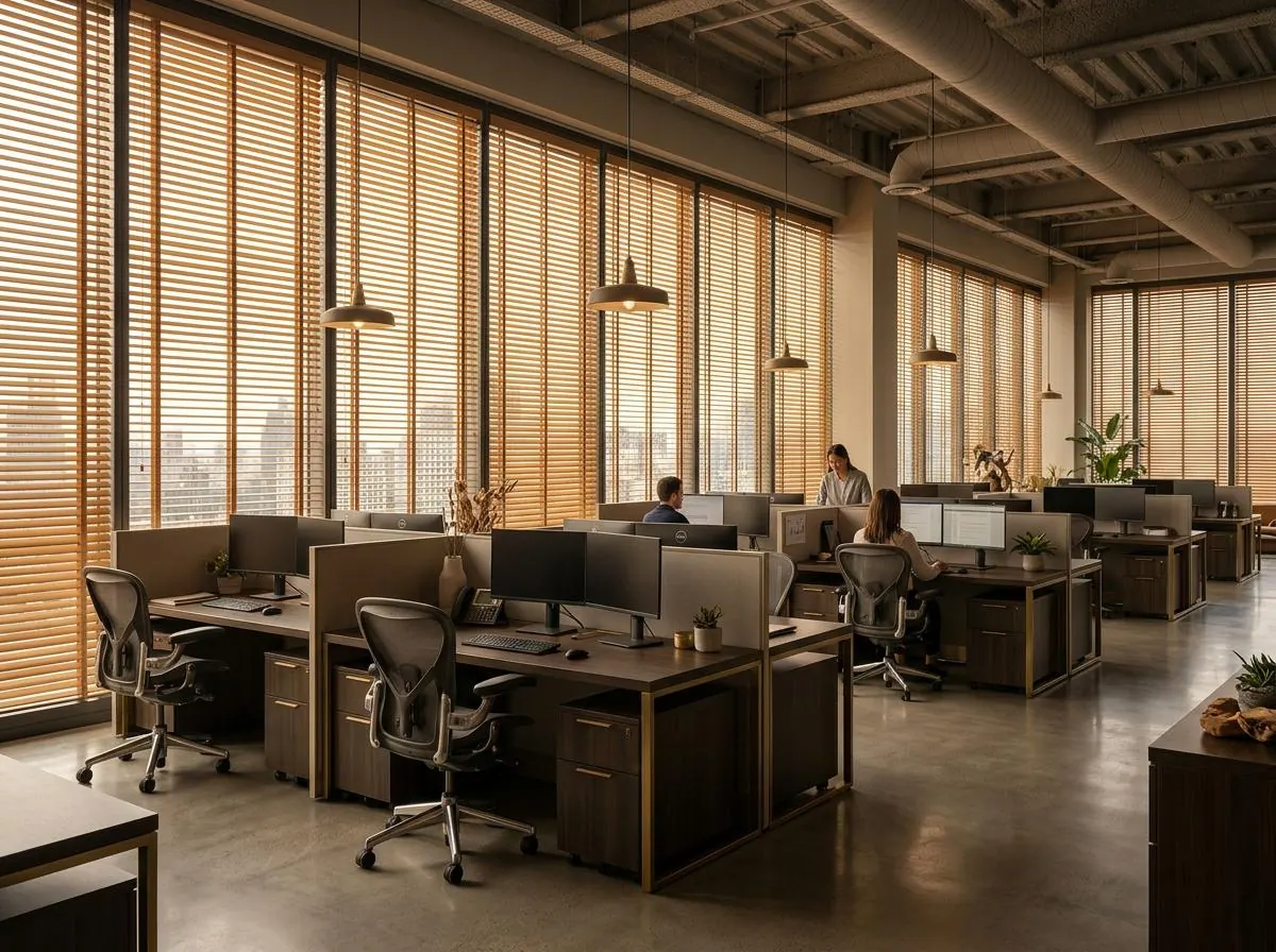 Escritório corporativo · sofisticação em escala